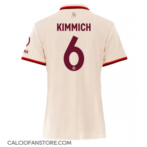 Maglia Calcio Bayern Munich Joshua Kimmich #6 Terza Divisa Donna 2024-25 Manica Corta